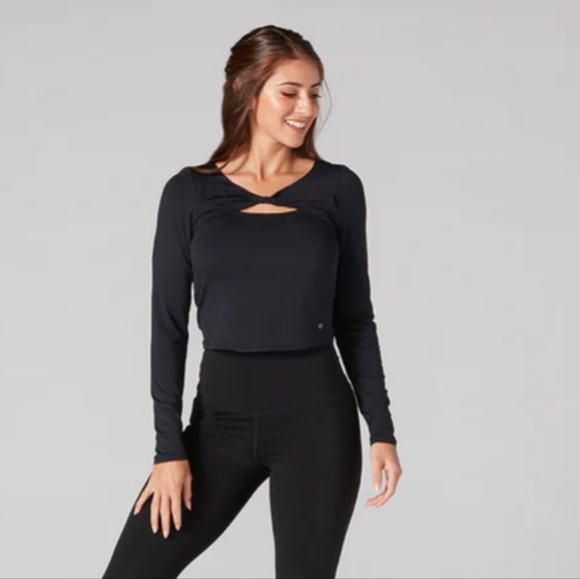 TAVI Form Cropped Long Sleeve top (M) - Picture 1 of 4